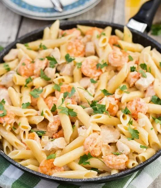 Chicken Shrimp Pasta